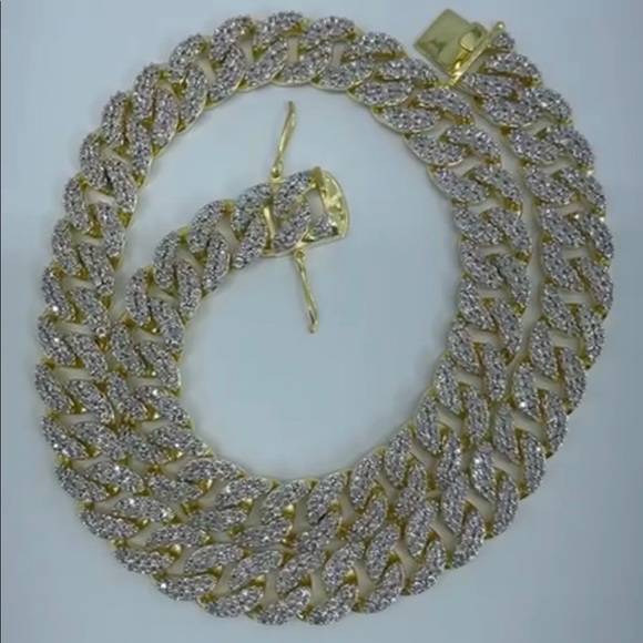 Free appraisal custom made Men’s real diamond Miami Cuban link chain. Not Cz WOW - Picture 2 of 9